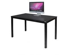 Need Scrivanie 120x60cm Ufficio Postazioni di lavoro per Computer Scrivania PC Tavolo da pranzo in Legno Scrivania, Nero