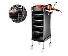 Classic Salon di Rolling bagagli Trolley alta finitura Gloss - Parrucchieri saloni Spa Beauty Hair Stylist Barber carrello 4 cassetti Roller Servizio Trolley
