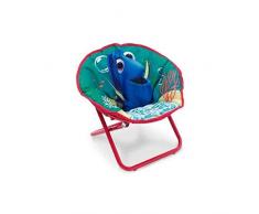 Delta Children TC85956FD Poltroncina Luna, Metallo, Multicolore, 51.5x44.5x46.5 cm