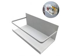 Baiwka - Scaffale magnetico per frigorifero, portaspezie, portasalviette, multiuso, capacità 5 kg, per cucina, soggiorno, bagno