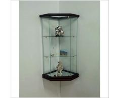 Vetrinetta Angolare Art. VM504T (Noce Scuro)