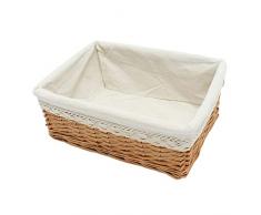 NOLITOY Cesto Portaoggetti In Vimini Cesto Del Soggiorno Ciotola Di Vimini Naturale Arredamento Rustico Contenitore Per Spuntini Mensole Tavolo Cesto Della Spesa Decorare Mensola