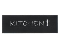 'Cucina passatoia cucina tappetino passatoia per cucina e bar lavabili cucina passatoia cucina decorativa modello, Cook & Wash Kitchen con posate dimensioni: ca. 50 x 150 cm