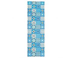 wunderlin Tappeto per corridoio, cucina, collezione lavabile, design moderno, adatto per tappeti, antiscivolo e passatoia da cucina, utile tappeto da cucina, lavabile (Big Tiles, 60 x 200)