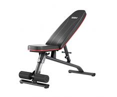 YOLEO Panca Palestra Regolabile, Panca Pesi, per Tutto Il Corpo e Allenamento a Casa, Schienale Regolabile, Adatta per Principianti ed Esperti, Carico Max. 250 kg