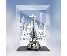 Vetrina acrilica Lego 21051 21052 Custodia trasparente antipolvere per Lego 21019 La serie di edifici è esclusiva (nessun modello di blocco) (21019)