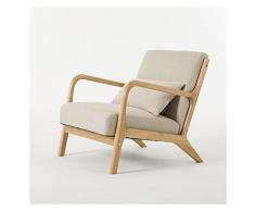 Poltrona per Il Soggiorno di Grossa Imbottitura,Poltrona Design Moderna Sedia Relax Soggiorno Sedia Lounge Salotto,Casa,Camera da Letto, Balcone, Giardino, Comodo e Resistente, Pratico e alla Moda