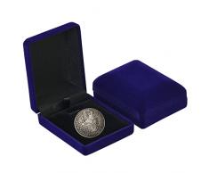 Scatola di immagazzinaggio del distintivo della spilla di lusso piccola medaglia dei monili dellorecchino dellorganizzatore della moneta antica scatola/spilla vetrina della moneta distintivi della
