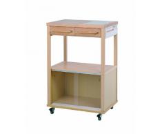Foppapedretti Benchef Carrello da Cucina, in Legno, Naturale