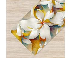 Il Gruppone Passione Casa Tappeto Cucina Antiscivolo Made in Italy Passatoia Antimacchia Multiuso Corridoio Soggiorno Lavabile in Lavatrice - Oleandro - 50x300 cm