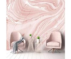 Carta da parati personalizzata murale moderna arte astratta rosa foto di pietra murale soggiorno sala da pranzo romantica decorazione domestica 3D