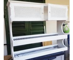 barby piattaia con sportelli Paglia di Vienna invecchiata