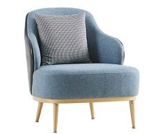 XYJHQEYJ Sedia Lounge Moderna Sedia in Stile Nordico Stile Nordico, Poltrona Sedie per Salotto Sedia Accent Sedia Camera da Letto Sedia, 80 * 75 * 80 cm / 31,4 × 29,5 × 31.4inch