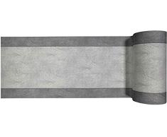 PELLECCHIA COLORI Tappeto Cucina Antiscivolo Lavabile in Vinile | Made in Italy | Passatoia Antimacchia in PVC/COTONE Interni | Stampa Digitale Screziato Bicolore (GRIGIO, 52 X 150)