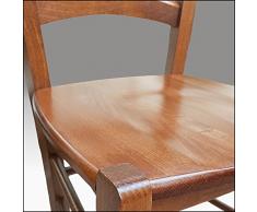 Sedia in Legno di Faggio Venezia-Paesana con seduta in Legno Naturale(47x48 h88)