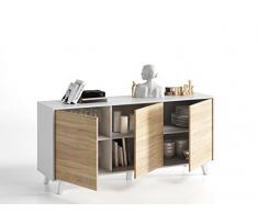 Esidra Mobile Buffet credenza Moderno, 3 Ante, 154 x 75 x 41 cm