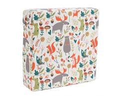 Domybest Cuscino Rialzo Sedia per Bambini Cuscino Alzasedia Stampato Antiscivolo Cuscino per Sedia Bambini per Sedia da Pranzo