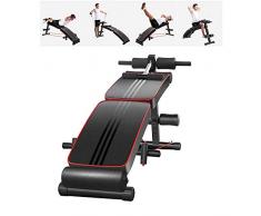 LYANG Panca per Addominali per Casa Multifunzione Panca Palestra Pieghevole Regolabile Panca Pesi, per Allenamento Pesi Addominali Dorsali Lombari, Carico Massimo 200 kg