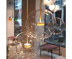NFY Illuminazione postmoderna scandinava Sfera di Vetro Creativo Bubble Bar Negozio di Abbigliamento Soggiorno Sala da Pranzo lampadari Testa Singola,A,Testa Singola