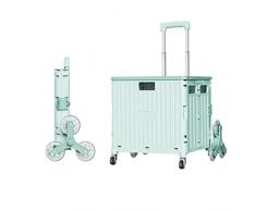 Carrello Pieghevole 45L / 65L Scatole for Bagagli Tavolo da Picnic Convertibile in Carrello Resistente allUsura Silenzioso for La Spesa Lavanderia Condomini (Color : G, Size : 65L)