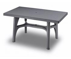 Tavolo Intrecciato 140 x 80 Colore Tortora