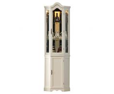 DUTUI Cantinetta in Legno Massello Mensola Angolare Triangolo Soggiorno Cantinetta Ad Angolo Vetrina Credenza Credenza Struttura in Legno Massello Ampio Spazio,White b