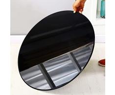 V3VOGUE Tavolo da Esterno Piano in Vetro Rotondo 40 60 65 70 80cm Piano Tavolo Vetro Temperato Vetro Trasparente per Tavoli da Pranzo, Tavolini da caffè, Tavoli da Giardino