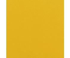 Arketicom DADO Pouf Cubo Poggiapiedi da Salotto Design in Ecopelle Sfoderabile Imbottito PUR Espanso Comodino Tavolino Quadrato Appoggio per Divano (puf puff puffo pouf) panca imbottita portaogetti Giallo 42 cm