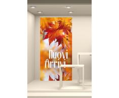 kina FNC0075 Fondale vetrina Negozio per Nuova Collezione Invernale - Misure 100x200 cm - Allestimento Interno alla vetrina, retroscena Esposizione Prodotti