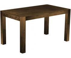Brasil mobili sala da pranzo tavolo Rio, in legno di pino massiccio, oliata e cerata, L/B/H: 140 x 80 x 77 cm, smaltata, diversi esigenti, Legno, Rovere antico, L/B/H: 140 x 80 x 77 cm
