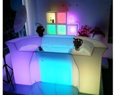 Gowe telecomando LED bancone bar luminoso, Polydeco bar, LED Jumbo da bar, batteria Rundbar LED Bartresen mobili
