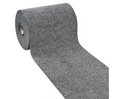 emmevi Passatoia Al Metro H50 Cm Su Misura Tappeto Cucina Moquette Ingresso Antiscivolo mod.CORSIA GRIGIO