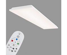 Controllo della Temperatura di Colore Senza Cornice 12 Watt Briloner Leuchten Pannello plafoniera a LED dimmerabile 1.600 Lumen Bianco incl Telecomando Controllo della Temperatura di Colore Senza Cornice 12 Watt Briloner Leuchten Pannello plafoniera a LED dimmerabile 1.600 Lumen Bianco incl Telecomando