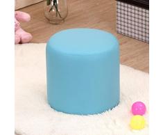 NXYJD Sgabelli Sgabello Porta Sgabello Domestica Cambio di Scarpe da banco Piccolo Cuoio Rotondo Blocco Soggiorno Sgabello poggiapiedi Scarpe Panca (Dimensione: Turno) (Color : B)