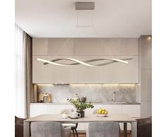 Plafoniera a LED Soggiorno Sala da pranzo Lampadari Dimmerabile Lampada LED soffitto Moderna Chic Design Lampada a Sospensione con telecomando Cucina acrilica Camera da Letto per ufficio Lampade