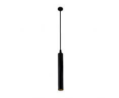 Hobaca® 12W Dia 5CM * L 40CM Tubo LED Moderno Lampade a sospensione Luce spot per isola Sala da pranzo Salotto Bar Counter Negozio Soffitto Cucina Lampada da incasso
