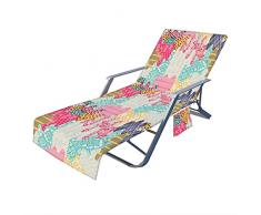 ZYNS Sedie a sdraio Sun Lounger Beach Lounge Chair Lounge Sedia Asciugamani