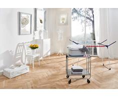 Leifheit Carrello Portavivande da Cucina, Pieghevole, Grigio