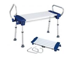 Intermed Sedia da doccia in alluminio con braccioli- 60cm (AB-15/60)