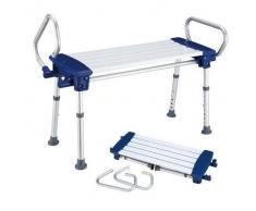 Intermed Sedia da doccia in alluminio con braccioli- 60cm