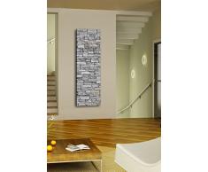 Guardaroba da parete G217 in arenaria naturale, 40 x 125 cm, colore grigio pietra