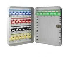 HMF Cassetta Portachiavi Armadietto Chiave per 35 Chiave 320 x 230 x 75 mm Grigio Chiaro