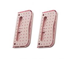 Alipis Scarpiera in Plastica da Appendere Portascarpe A Parete Ventosa Scarpe Organizer Ripiano Mensola Porta Scarpiere per Pantofole Sneaker 2 Pezzi