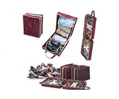 018745 PORTA SCARPE SCARPIERA SALVASPAZIO 6 PAIA ORGANIZER SACCO RIPOSTIGLIO
