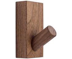 Hook parete in legno naturale parete gancio appendiabiti da parete Appendiabiti da parete Cappello antico Hook Hook Hanger for Appendiabiti Muro Entrata Foyer Corridoio armadio Veranda a parete 8bayfa