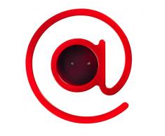 Outlook Design V9G0B00060 Taccapanni, Appendiabiti, Rosso