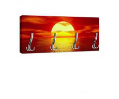 Appendiabiti con gancio attaccapanni appendiabiti da parete Design tramonto DG048