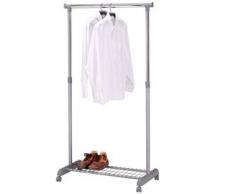 METALDECOR - APPENDIABITI STENDER 83CM CON RUOTE CROMATO