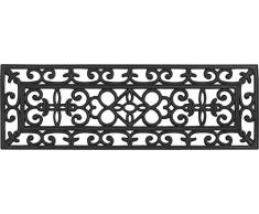 andiamo Zerbino Rigoletto in gomma per porta, 25 x 75 cm, nero