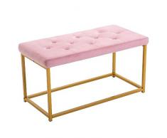 Zoternen Scarpiera da Ingresso, Cassapanca Panca scarpiera, Portascarpe con Cuscino di Velluto, Panca Sedile Comodo Scarpe per Ingresso e Corridoio, 89x44.5x44.5cm(Rossa)